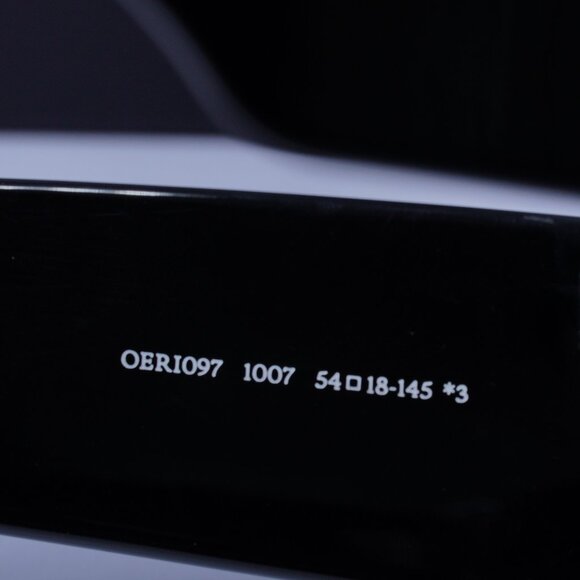 Off-White OERI097 MILANO 1007 Rectangle Sunglasses – Black/Grey - Picture 8 of 10